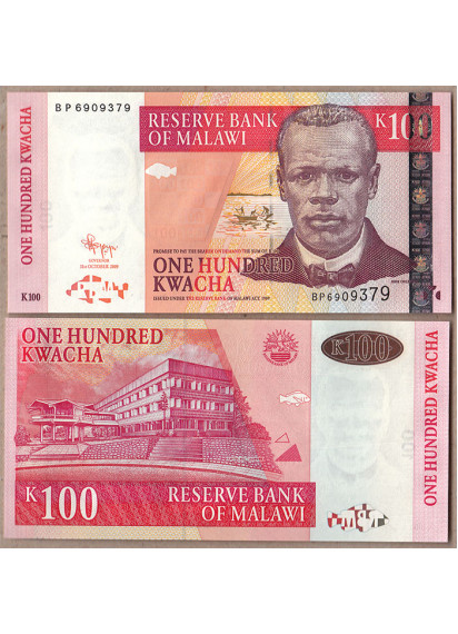 MALAWI 100 Kwacha 2009 Fds